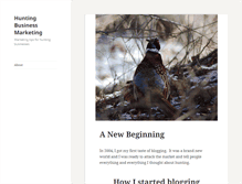 Tablet Screenshot of huntingbusinessmarketing.com